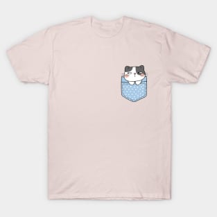 Cute Pocket Kitty V4 T-Shirt